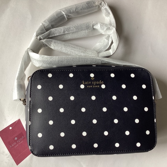 Kate Spade Harper Lily Dot  Polka Dot Crossbody Bag NWT - Picture 1 of 8